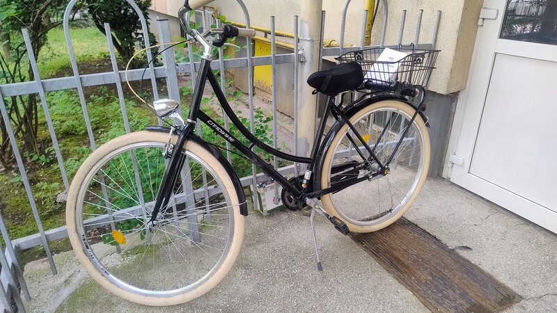 Bicicleta de oras DHS 2836, culoare neagra,