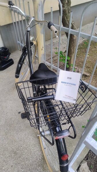 Bicicleta de oras DHS 2836, culoare neagra,